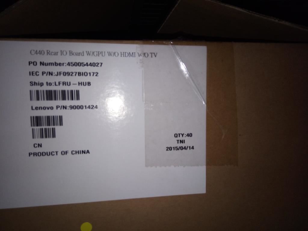 Lenovo C440 Rear IO Board W/GPU W/O HDMI W/O TV 90001424