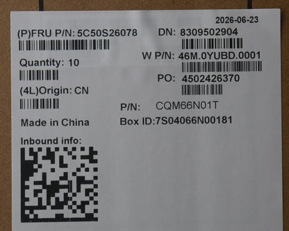 Lenovo CARDPOP W22BG IO BD Board 5C50S26078