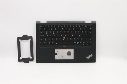 Lenovo ThinkPad X390 Keyboard Palmrest Top Cover Turkish Black 02HL684