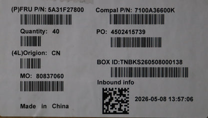 Lenovo Sexx-2 Stick Antenna_AR WiFi WLAN Antenna Cable 5A31F27800
