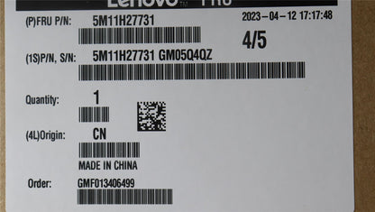 Lenovo ThinkPad T14s Gen 3 Keyboard Palmrest Top Cover Russian Black 5M11H27730