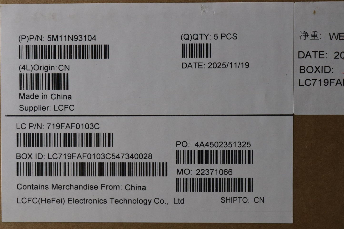 Lenovo MECH_ASM BL KB BK SPA PMX 5M11N93106