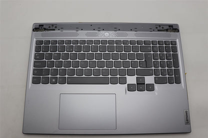 Lenovo Slim 5 16APH8 Palmrest Cover Touchpad Keyboard UK Silver 5CB1L60084