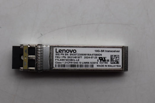Lenovo NETWRK_CRD Single Rate SR/SW Module SFP+ Board 5N31H81977