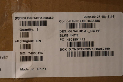 Lenovo IdeaPad 5 14IAL7 Palmrest Cover Touchpad Keyboard US Europe 5CB1J08459