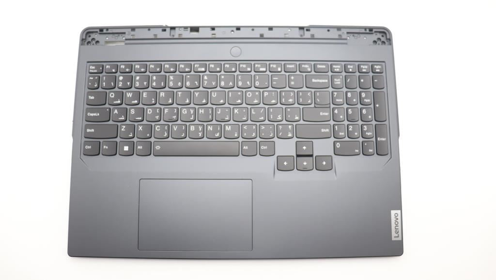 Lenovo Legion 5 16IRX8 Palmrest Cover Touchpad Keyboard Arabic 5CB1L30885