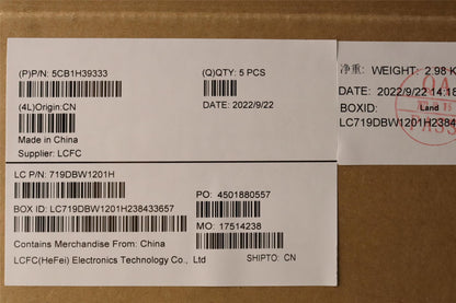 Lenovo Upper Case ASM_EURO ENGL82RJFPABBL 5CB1H39333