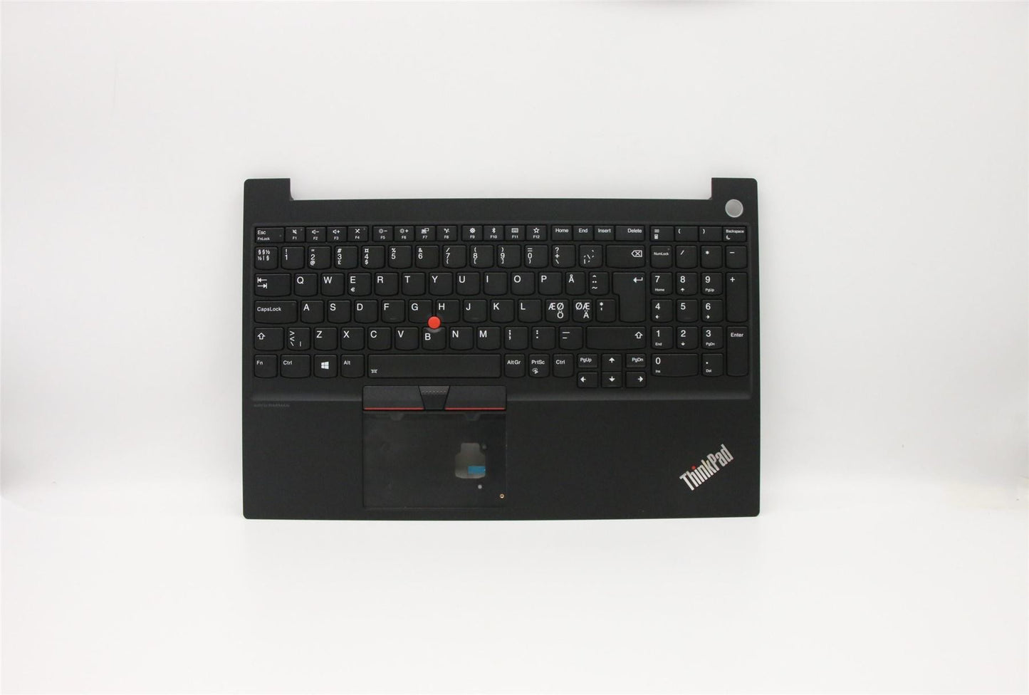 Lenovo ThinkPad E15 Keyboard Palmrest Top Cover Nordic Black Backlit 5M10V16914