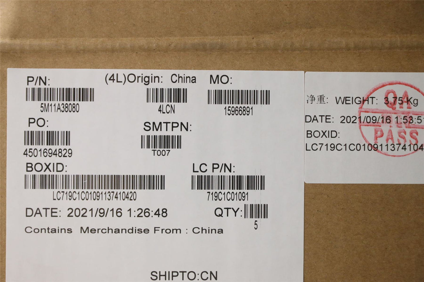 Lenovo MECH_ASM KB C SWE/FIN(PMX)PT UK BK 5M11A38080
