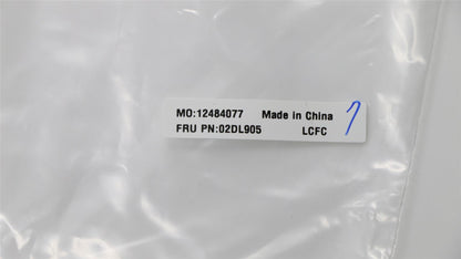 Lenovo LABEL Dooku2 FRU SYSTEM label, Black 02DL905