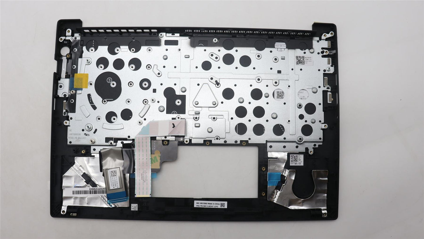 Lenovo ThinkPad E14 Gen 5 Keyboard Palmrest Top Cover Danish Black 5M11L92247
