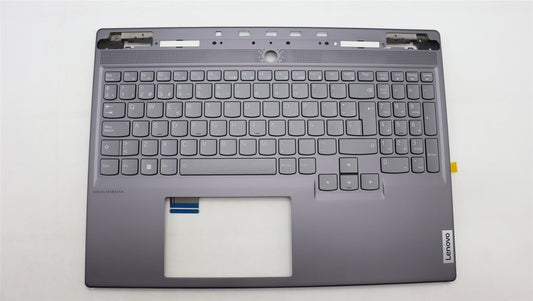 Lenovo Legion S7 16IRH8 Keyboard Palmrest Top Cover Spanish White 5CB1L67969