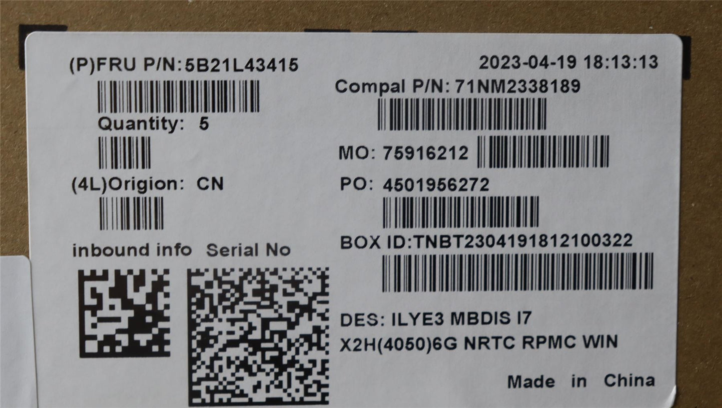 Lenovo C 82YA I713700H RTX40506G WINRM 5B21L43415