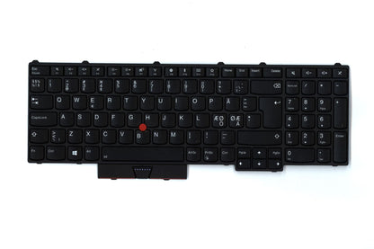 Lenovo ThinkPad P51 P71 Keyboard Nordic Black Backlit 01HW240