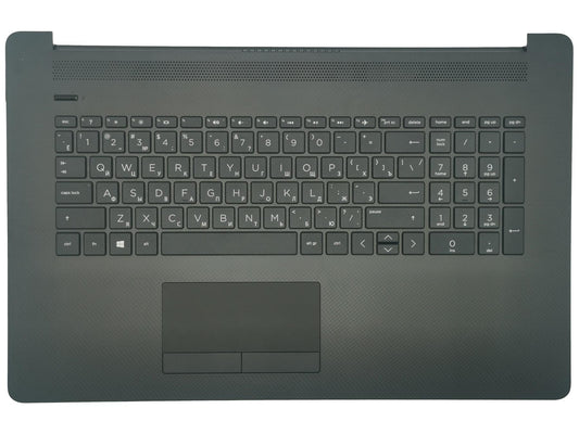 Genuine HP 17-CA 17-BY Palmrest Touchpad Cover Keyboard Russian Black L92781-251