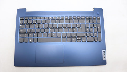 Lenovo IdeaPad 3 15IAH8 Palmrest Cover Touchpad Keyboard Belgian 5CB1M41414