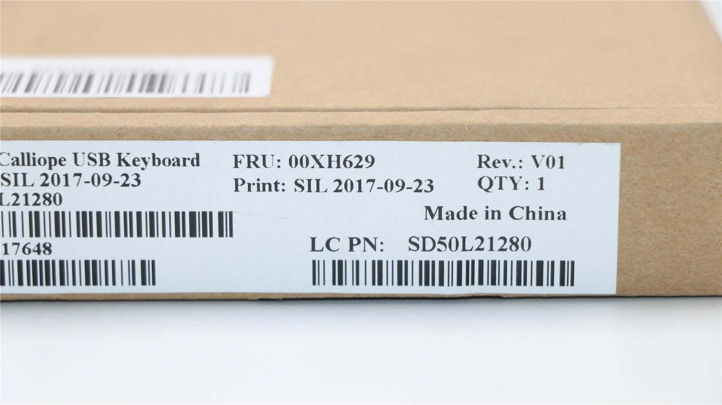 Lenovo ThinkStation M920z P330 Tiny P340 Tiny clavier filaire USB italien 00XH629