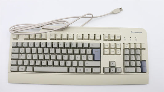 Lenovo ThinkCentre M83 M800 M710s M81 M82 Keyboard German Off White 03X8564
