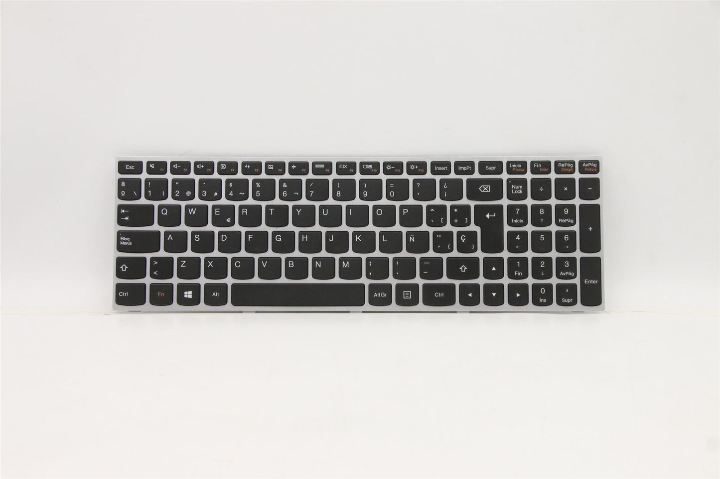 Lenovo Z50-75 Keyboard Spanish Silver Backlit 25215283