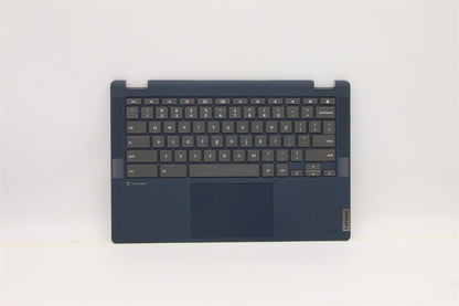 Lenovo Flex 5 13ITL6 Handauflagenabdeckung Touchpad-Tastatur US Europa Blau 5CB1D04877