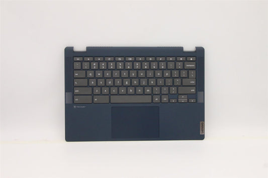 Lenovo Flex 5 13ITL6 Palmrest Cover Touchpad Keyboard US Europe Blue 5CB1D04877