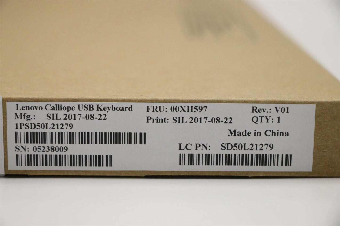 Lenovo ThinkStation M920z M90a P330 Tiny P340 Tiny USB Wired Keyboard 00XH597