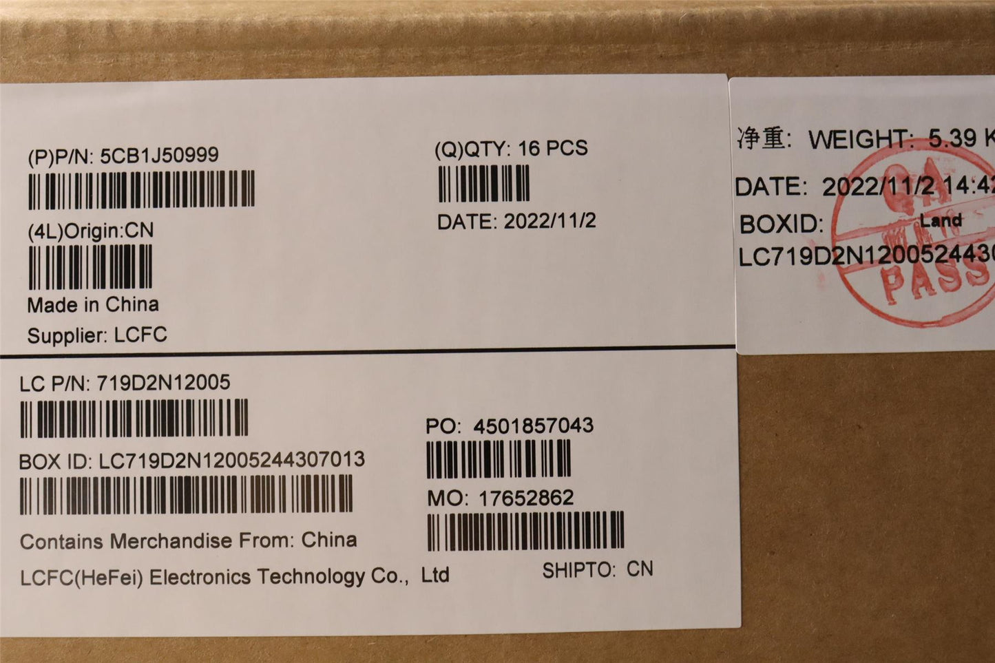 Lenovo LCD Cover L 82SV OLED CG Yoga 5CB1J50999