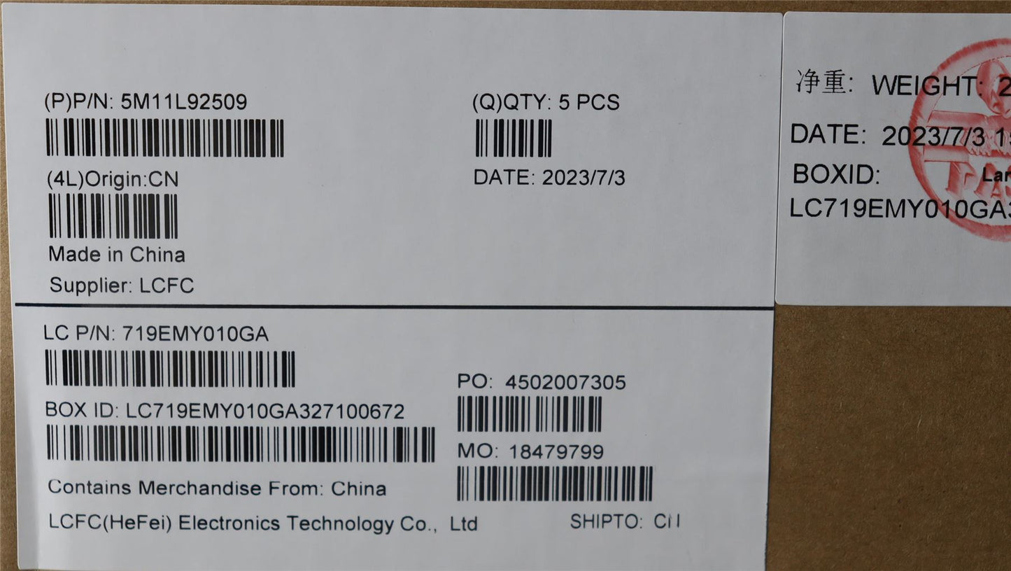 Lenovo ThinkPad E14 Gen 5 Palmrest Touchpad Cover Keyboard US Black 5M11L92512