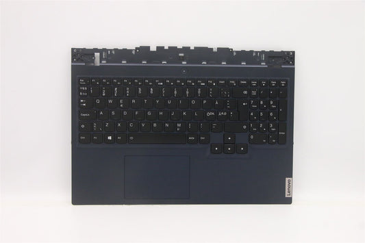 Lenovo Legion 5-15ITH6H Palmrest Touchpad Cover Keyboard Nordic Blue 5CB1D05043