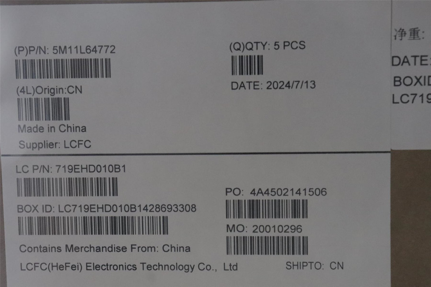 Lenovo ThinkPad X13 Gen 4 Keyboard Palmrest Top Cover UK Black 5M11L64775