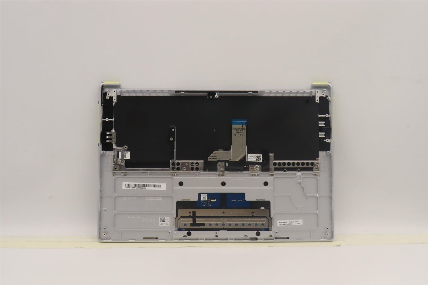 Lenovo Yoga 7 14IAH7 Palmrest Cover Touchpad Keyboard UK Silver 5CB1J30324