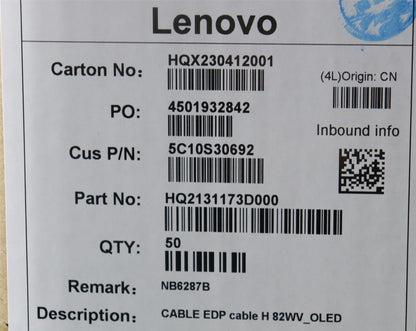 Lenovo Yoga 6 14IAP8 6 14IRP8 6 14APU8 Cable Lcd Screen Display LED 5C10S30692