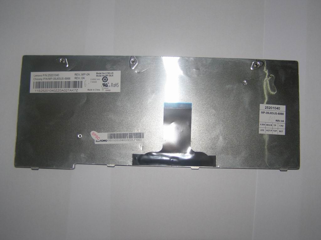 Lenovo CCYTISU US83KEYSILVER BLUEFRM KBD Keyboard 25201040