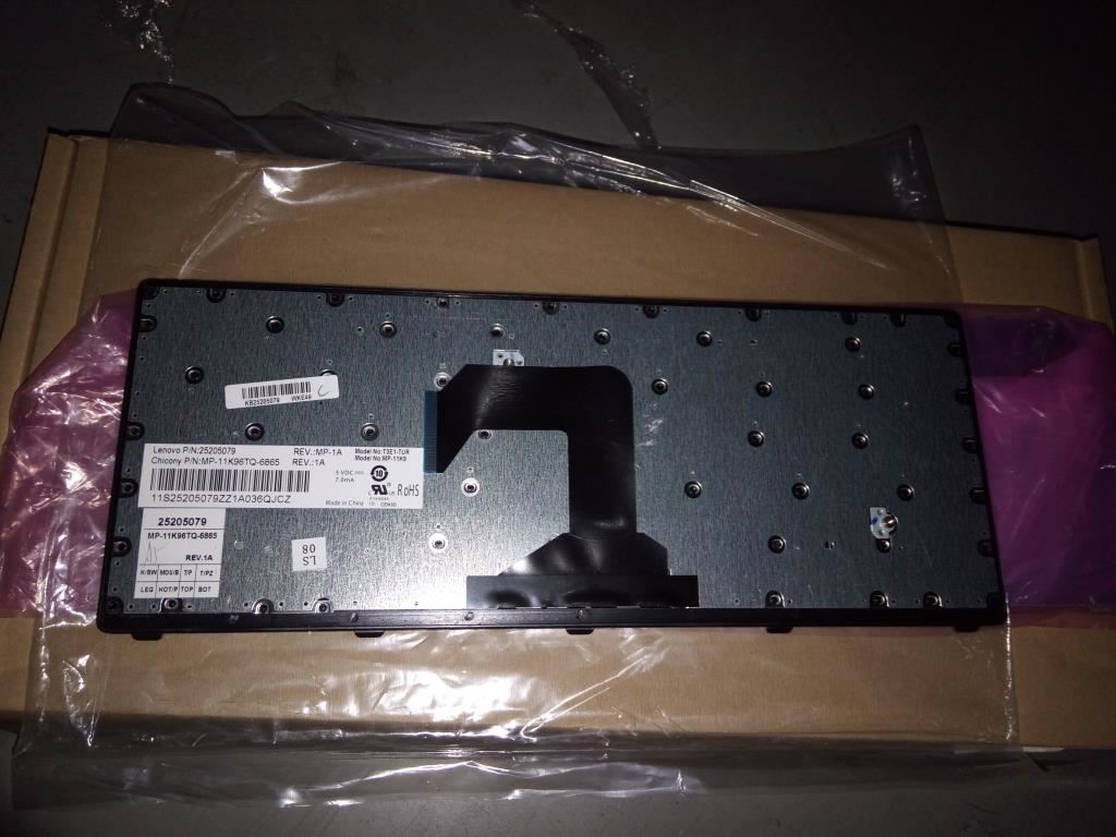 Lenovo CCYT3E1Tur85keyBLKKeyBlackF KBD Keyboard 25205079