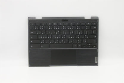 Lenovo Chromebook 500e 2nd Keyboard Palmrest Top Cover Spanish Black 5CB0T79599