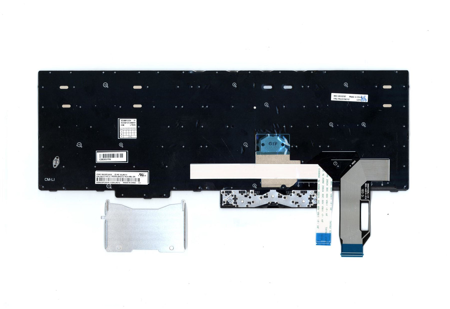 Lenovo ThinkPad E580 E590 Keyboard German Silver 01YN712