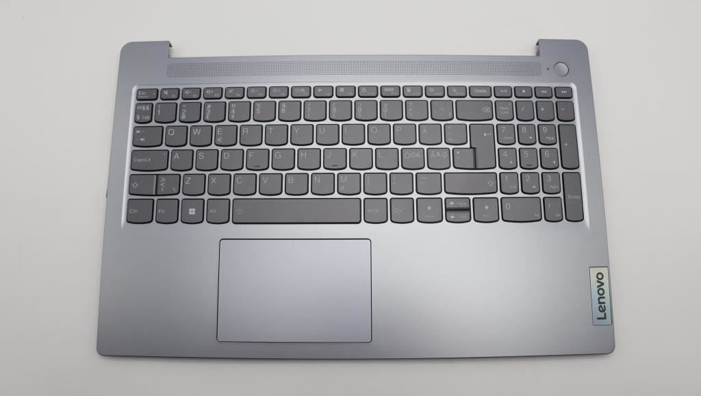 Lenovo IdeaPad 3 15IAH8 Palmrest Cover Touchpad Keyboard Nordic 5CB1L99525