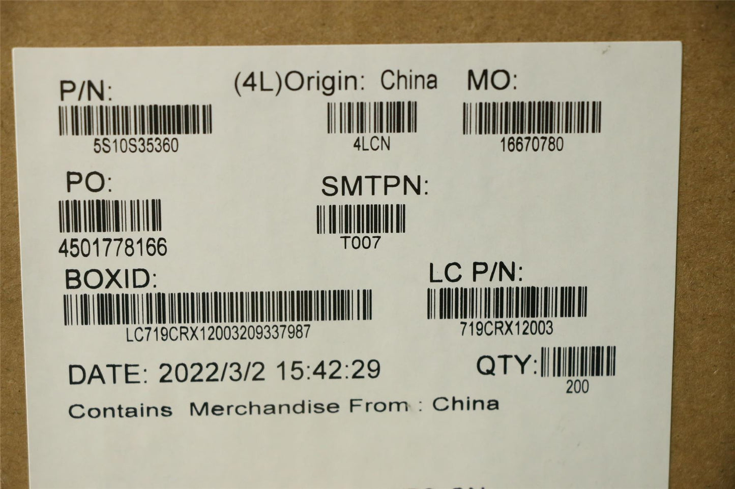 Lenovo SCREW SCREW L82L0 M2.0D 5.0L 3.5D 0.5T 5S10S35360