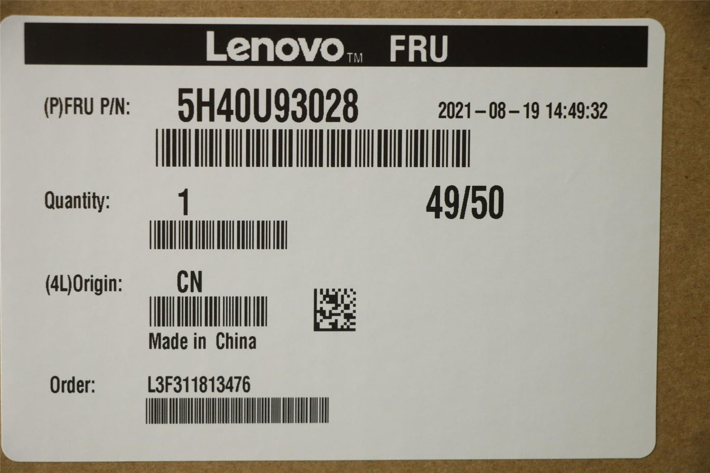 Lenovo ThinkStation M90t 3 P350 P360 Fan Heatsink 5H40U93028