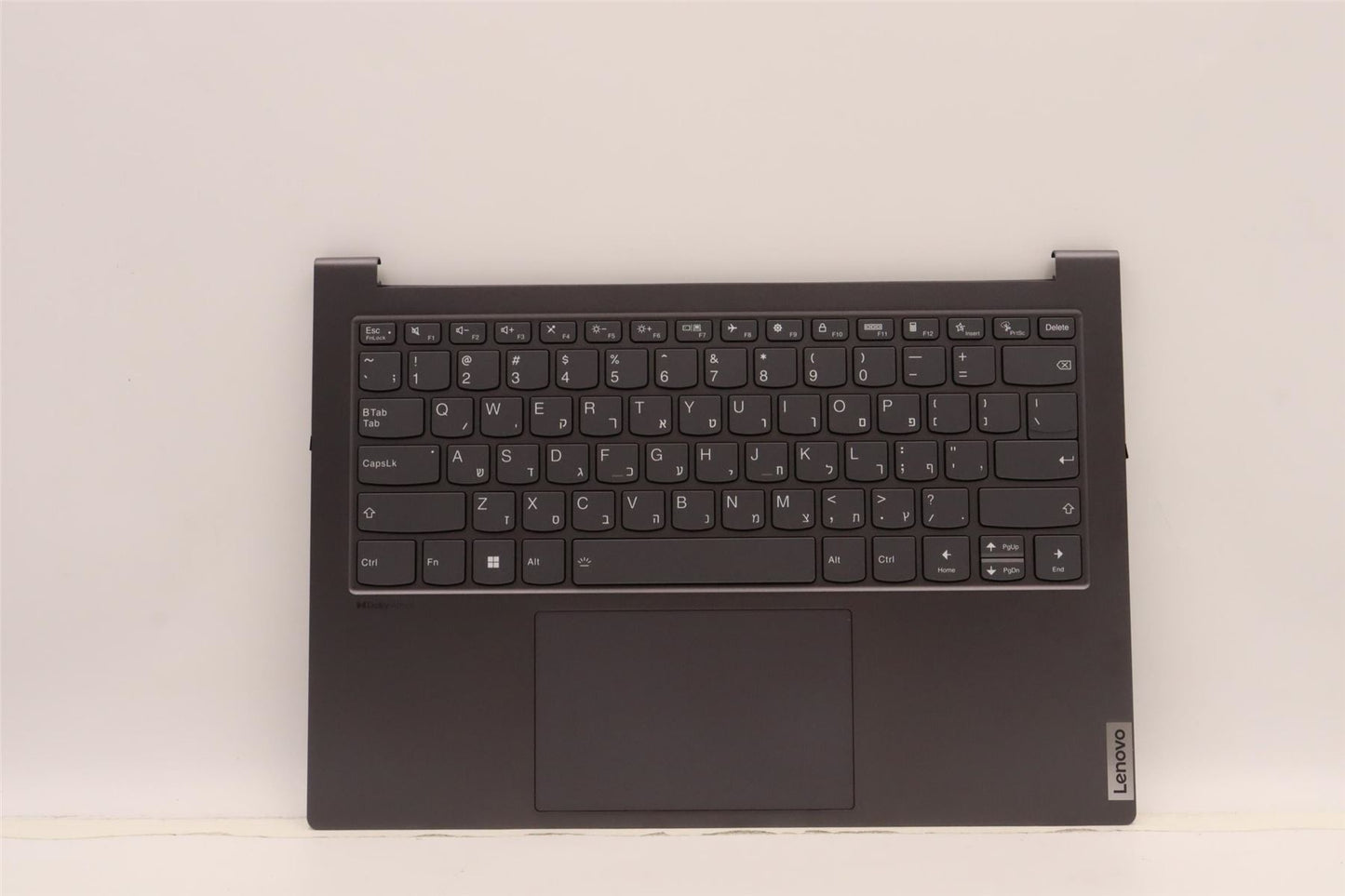 Lenovo Yoga 7 14IAH7 Palmrest Cover Touchpad Keyboard Hebrew 5CB1J23655