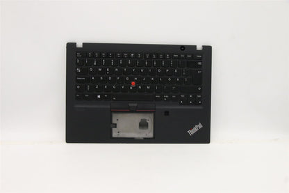 Lenovo ThinkPad T14s Keyboard Palmrest Top Cover Swedish Finnish 5M10Z41432