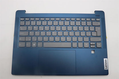 Lenovo IdeaPad 5 14ABR8 Palmrest Cover Touchpad Keyboard Abyss Blue 5CB1L11153