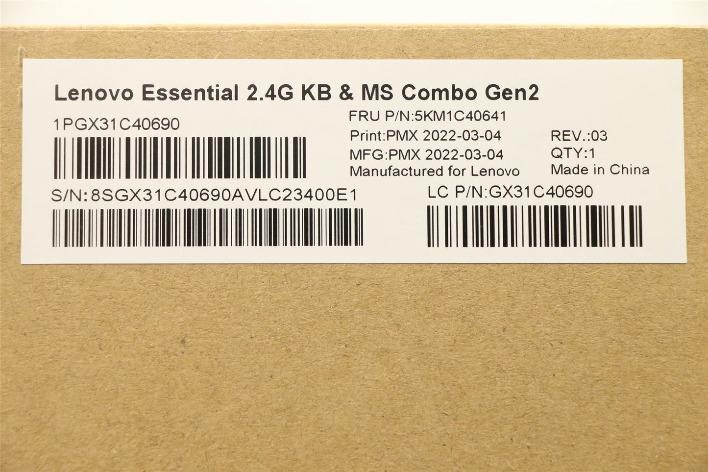 Lenovo IdeaCentre 3-27ITL6 3-24ADA6 3-27ALC6 Wireless Keyboard Mouse 5KM1C40641