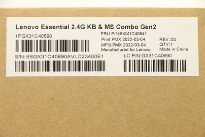 Lenovo IdeaCentre 3-27ITL6 3-24ADA6 3-27ALC6 Wireless Keyboard Mouse 5KM1C40641