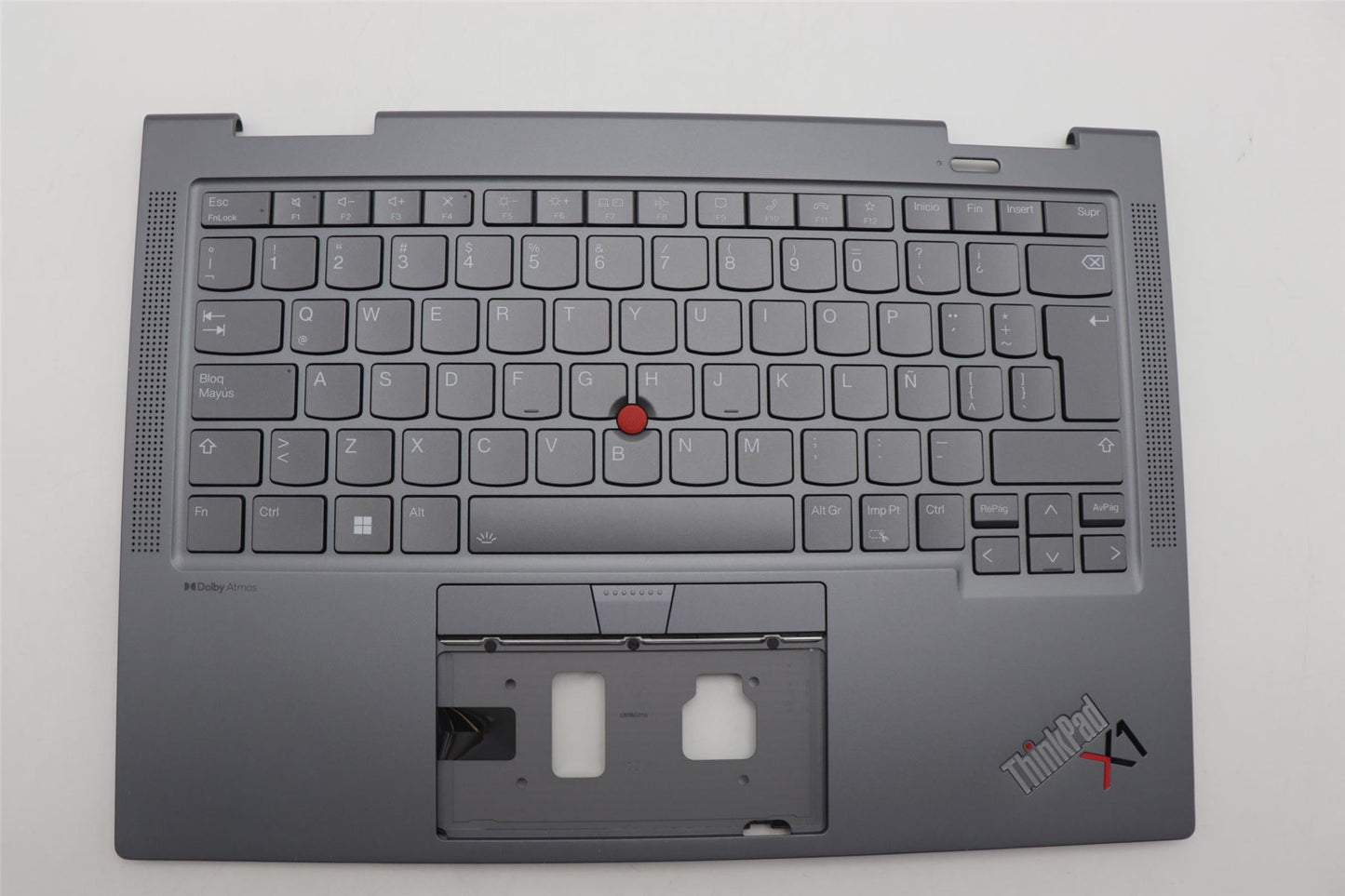 Lenovo ThinkPad X1 8th Gen Keyboard Palmrest Top Cover Latin Spanish 5M11H62454