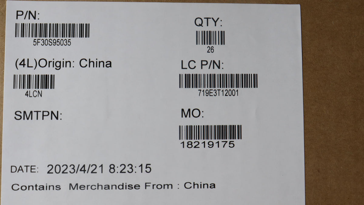 Lenovo FINGER_PRT FP BD L 82XS Board 5F30S95035