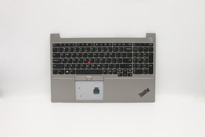 Lenovo ThinkPad E15 Keyboard Palmrest Top Cover US Silver 5M10V16930