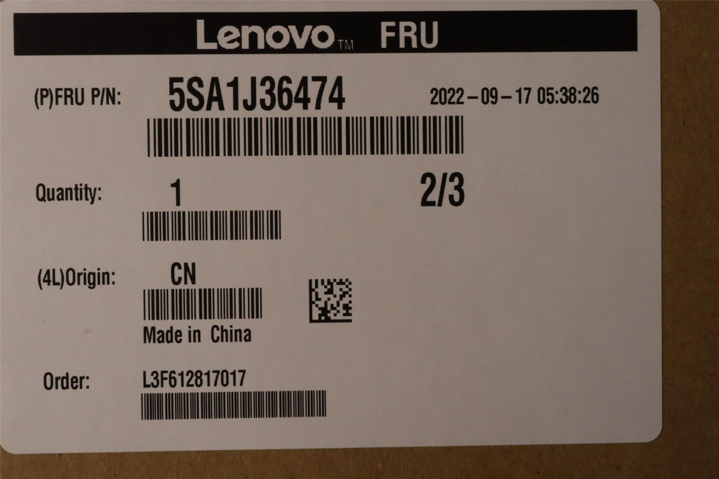 Lenovo ThinkStation P358 CPU Processor 5SA1J36474