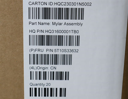 Lenovo TAPE D COVER COSTMETICS MYLAR R H82YN *5 5T10S33632