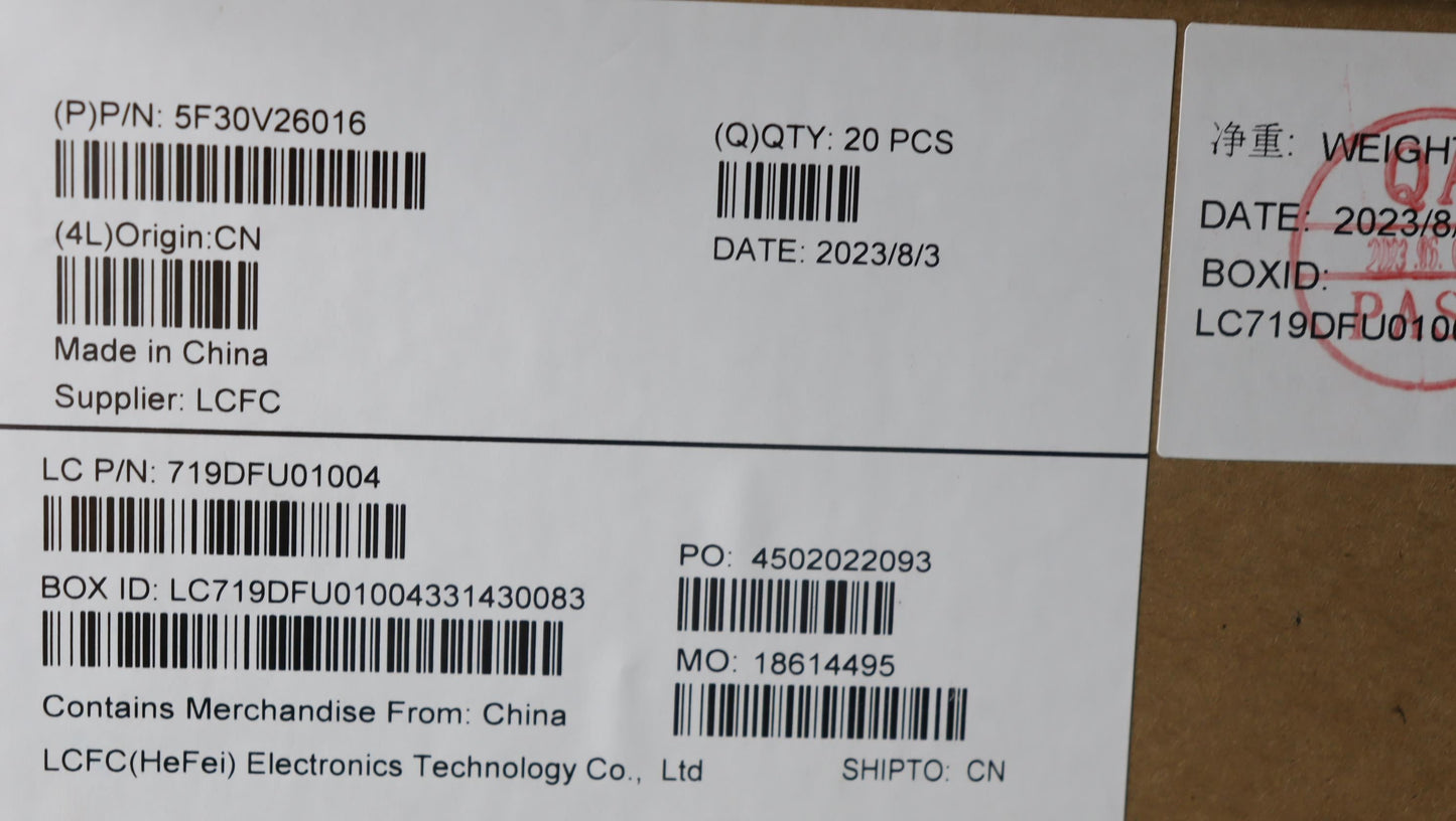 Lenovo FINGER_PRT FRU MoC BK R FoP Syn-OMS Fingerprint FPR Board 5F30V26016